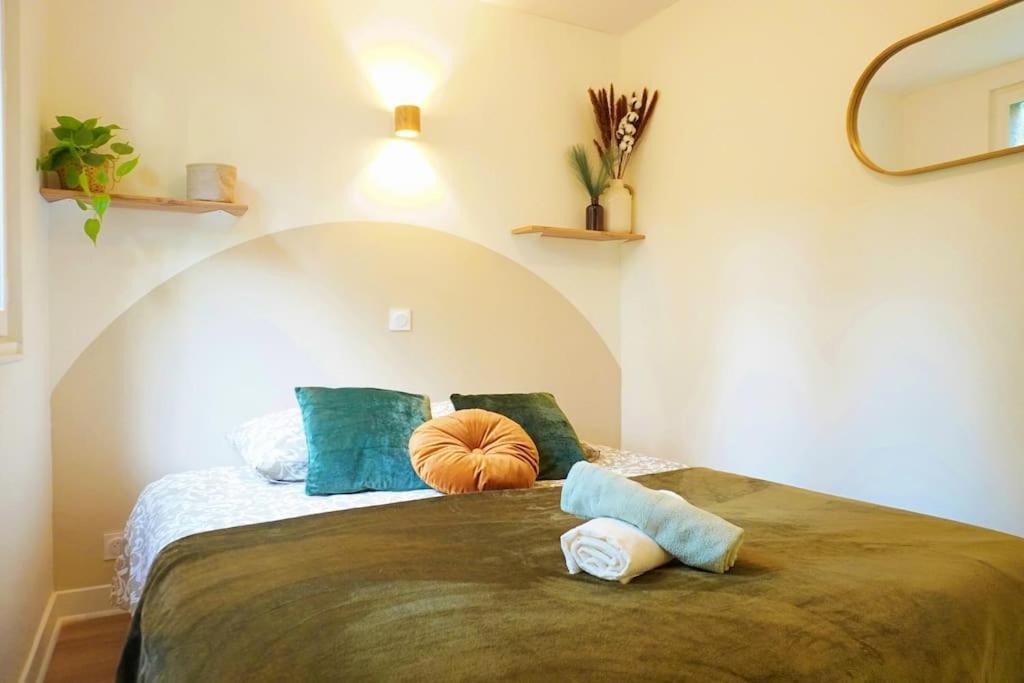 Ferienwohnung "Cocon Biellois" - Calme, Vue & Parking Bielle Exterior foto