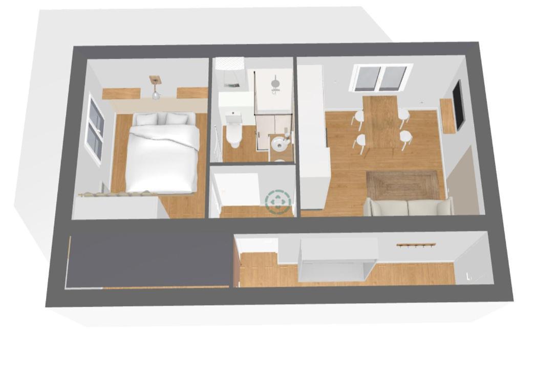 Ferienwohnung "Cocon Biellois" - Calme, Vue & Parking Bielle Exterior foto